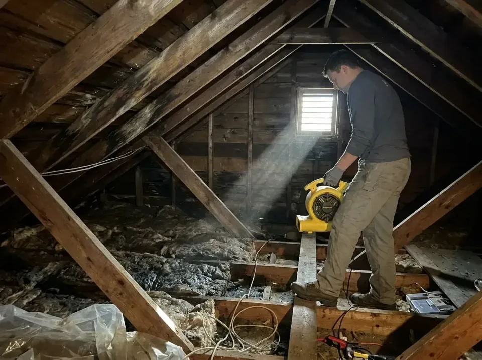 attic-water-damage-drying-proc-007 — frequently asked questions, Emergency Water Extraction & 24/7 Flood Response in Shrewsb…